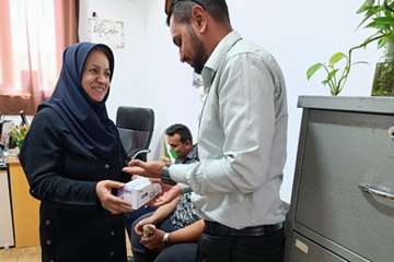 تقدیر از کارکنان واحد نقلیه